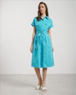 DRESS COTTON MIDI - Image 9