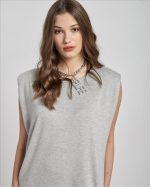 SHORT DRESS FOOTER WITH SHOULDER PADS - Image 6