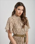 DRESS WITH BELT - Image 4
