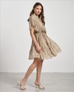 DRESS WITH BELT - Image 5