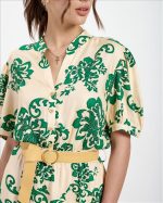 MAXI DRESS FLORAL WITH BELT - Image 2