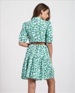 DRESS SHIRT FLORAL BOHO WITH BELT - Image 3