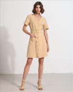 DRESS LINEN WITH BUTTONS - Image 3