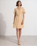 DRESS LINEN WITH BUTTONS - Image 5
