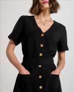 DRESS LINEN WITH BUTTONS - Image 6