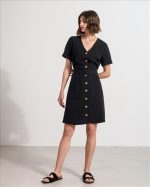 DRESS LINEN WITH BUTTONS - Image 9