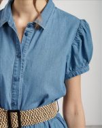 DRESS SHIRT JEAN VOLAN WITH BELT - Image 2