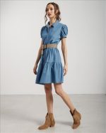 DRESS SHIRT JEAN VOLAN WITH BELT - Image 5