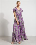 DRESS MAXI FLORAL WITH VOLAN - Image 7