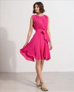 DRESS WITH SHOULDER PADS - Image 3
