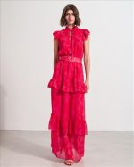 DRESS MAXI CHIFFON VOLAN - Image 3