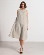 DRESS MIDI LINEN - Image 3