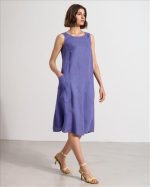 DRESS MIDI LINEN - Image 8