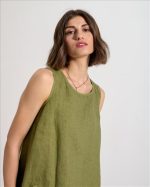 DRESS MIDI LINEN - Image 10