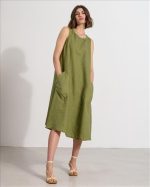 DRESS MIDI LINEN - Image 13
