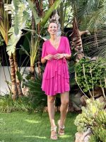 DRESS SHORT WITH VOLAN