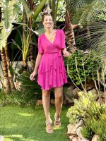 DRESS SHORT WITH VOLAN - Image 2