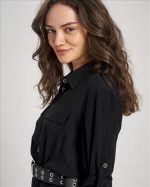 DRESS MAXI LONG SLEEVE - Image 4