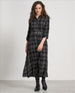 DRESS MIDI WITH BELT - Image 5