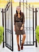 DRESS SHORT ANIMAL PRINT