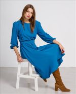 DRESS MIDI PLEAT FRONT - Image 8