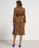 SHIRT DRESS ANIMAL PRINT SATIN - Image 7