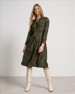 SHIRT DRESS ANIMAL PRINT SATIN - Image 10