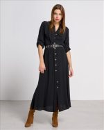 SHIRT DRESS MAXI WITH BELT - Image 2