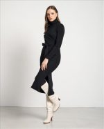 MIDI DRESS HIGH NECK - Image 2