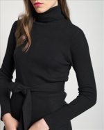 MIDI DRESS HIGH NECK - Image 4