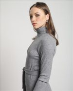 MIDI DRESS HIGH NECK - Image 6