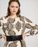 DRESS SHORT PRINTED WITH BELT - Image 3