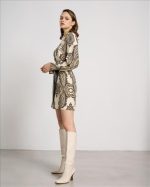 DRESS SHORT PRINTED WITH BELT - Image 5