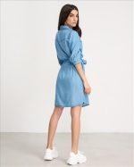 SHIRT DRESS TENCEL/COTTON - Image 4