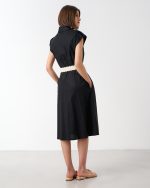 SHIRT DRESS COTTON MIDI - Image 4