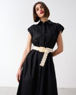 SHIRT DRESS COTTON MIDI - Image 5
