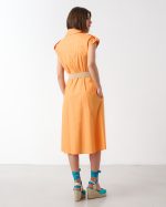 SHIRT DRESS COTTON MIDI - Image 11