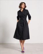 SHIRT DRESS COTTON MIDI - Image 2