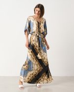 MAXI PRINTED SATIN