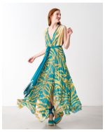 DRESS MAXI PLEATED