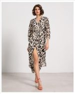 SHIRT DRESS ASYMETRICAL PRINTED - Image 2
