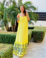 MAXI DRESS SPAGHETTI STRAPS - Image 2