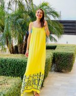 MAXI DRESS SPAGHETTI STRAPS - Image 3