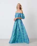 MAXI DRESS CUT OUT SHOULDER - Image 3
