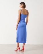 MIDI DRESS SATIN - Image 12
