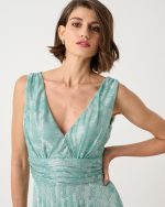 MAXI DRESS LUREX PLEATED - Image 4