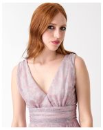 MAXI DRESS LUREX PLEATED - Image 8