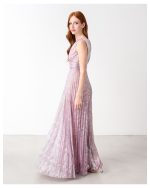 MAXI DRESS LUREX PLEATED - Image 9