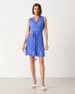 DRESS PLEATED TIERED