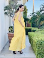 MAXI FLARED DRESS - Image 8
